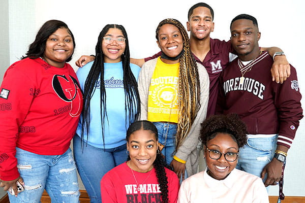 Group of student attendees at the 2022 AHA HBCU Scholar Program Awards (© Larry McCormack