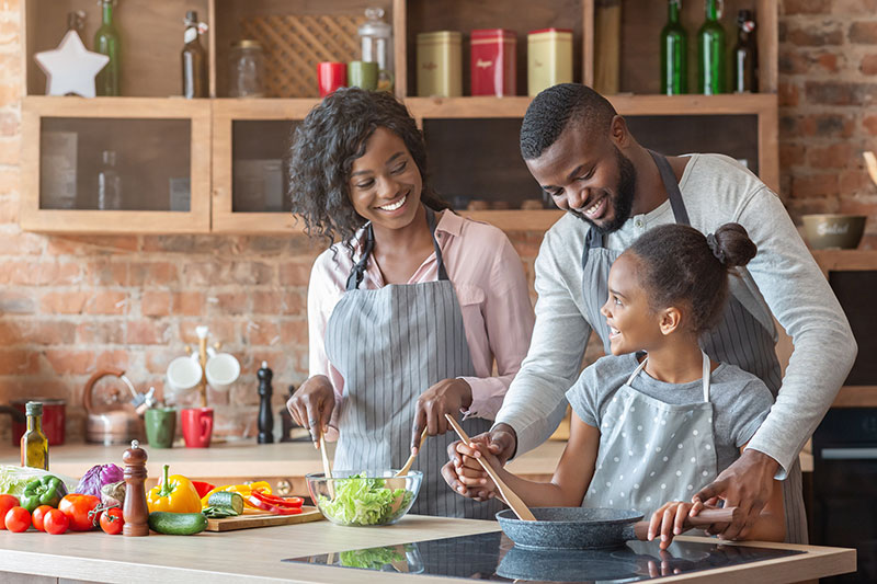 Family cooking